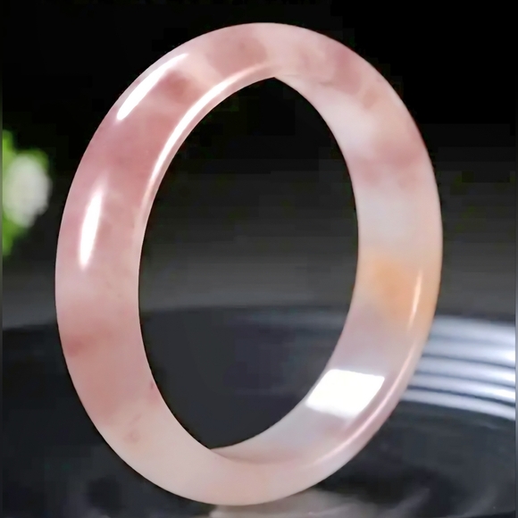 Purple Quartz Marble-Effect Bangle Bracelet Boxed Internal Diam 6.2cm/2.44inch - Picture 4 of 9